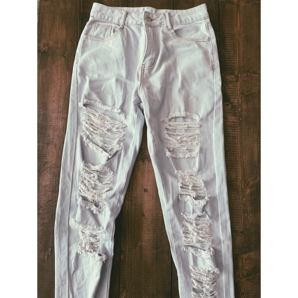 hi rise mom jeans